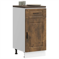 vidaXL Kitchen Base Cabinet Porto Smoked Oak Engineered Wood