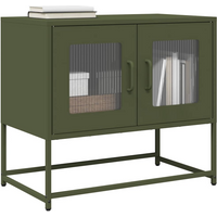 vidaXL TV Cabinet Olive Green 68x39x60.5 cm Cold-rolled Steel