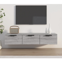 vidaXL Wall Cabinet Grey Sonoma 102x30x20 cm Engineered Wood