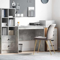 vidaXL Desk Other Concrete grey 90 x 50 x 76 cm Engineered wood