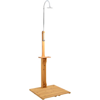 Wooden Garden Shower