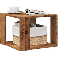vidaXL Coffee Table Old Wood 40x40x30 cm Engineered Wood