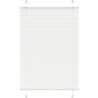 vidaXL Pleated Blind White 90x100 cm Fabric Width 89.4 cm Polyester