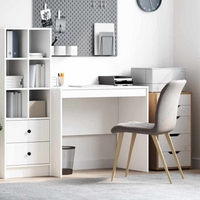 vidaXL Desk White 90 x 50 x 76 cm