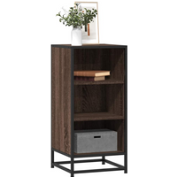 vidaXL Sideboard Brown Oak 35.5x35x76 cm Engineered Wood and Metal