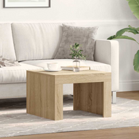 vidaXL Coffee Table Sonoma Oak 50x50x35 cm Engineered Wood