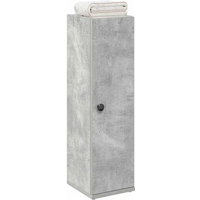 vidaXL Bathroom Cabinet with Roll Holder Concrete Grey 20.5x22x72 cm