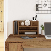 vidaXL Desk Organiser Artisan oak 44.5 x 24 x 25 cm Engineered wood