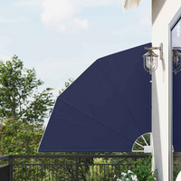 vidaXL Balcony Privacy Screen Navy blue 140 x 140 cm Fabric