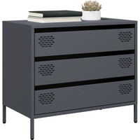 vidaXL Sideboard Anthracite 68x39x58.5 cm Cold-rolled Steel
