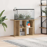 vidaXL Aquarium Stand Artisan Oak 100x40x60 cm Engineered Wood