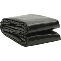 Floating Rectangular PE Solar Pool Film 6 x 4 m Black