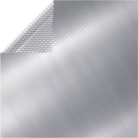 vidaXL Rectangular Pool Cover 1000x600 cm PE Silver