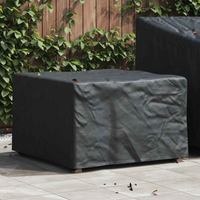 vidaXL Outdoor Furniture Cover Black 82 x 82 x 50 cm 600D fabric