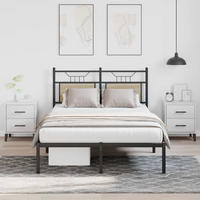 vidaXL Bed Frame without Mattress Sonoma Oak 120x190 cm Small Double Engineered Wood