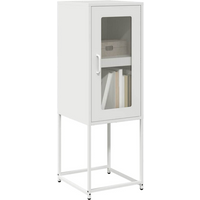 vidaXL Sideboard White 36x39x107 cm Cold-rolled Steel