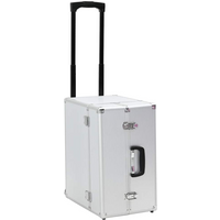 vidaXL Pilot Trolley 47x39x27 cm Silver Aluminium