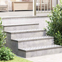 vidaXL Checker Plates 2 pcs Silver 100 x 25 cm Aluminium