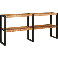 vidaXL Console Table Brown 160 x 33 x 75 cm Solid mango wood