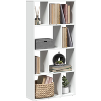 vidaXL Bookcase White 60x20x120 cm Engineered Wood
