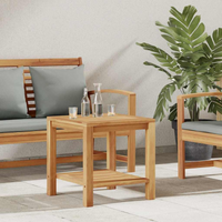 vidaXL Coffee Table Brown 45 x 45 x 45 cm Solid teak wood