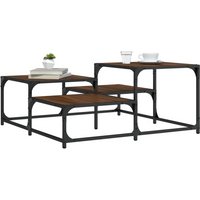 vidaXL Coffee Table Brown Oak 87.5x87.5x40 cm Engineered Wood