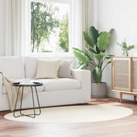 vidaXL Rug Folding Cream 120 x 170 cm Polyester