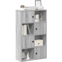 vidaXL Bookcase Grey Sonoma 60x24x101.5 cm Engineered Wood