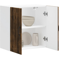 vidaXL Kitchen Wall Cabinet Lucca Smoked Oak Engineered Wood