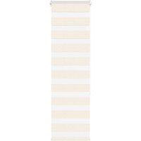 vidaXL Zebra Blind Marble Beige 50x150 cm Fabric Width 45.9 cm Polyester