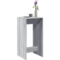 vidaXL Bar Table Grey Sonoma 51x50x103.5 cm Engineered Wood