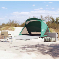 vidaXL Beach Tent 2-Person Sea Green Waterproof