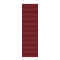 vidaXL Pleated Blind Bordeaux Red 60x200 cm Fabric Width 59.4 cm Polyester