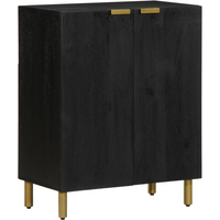 vidaXL Sideboard Black 60x33x75 cm Engineered Wood