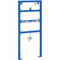 vidaXL Bathroom Wall Support Manual Blue 50 x 17.5 x 136 cm Steel