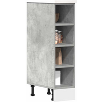 vidaXL Bottom Cabinet Riga Concrete Grey 20x44.5x81.5 cm Engineered Wood