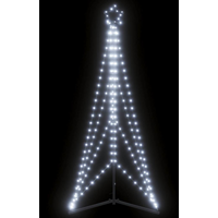 vidaXL LED Christmas Tree 363 LEDs Cold White 182 cm