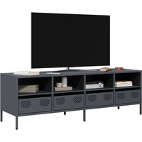 vidaXL TV Cabinet Anthracite 135x39x43.5 cm Cold-rolled Steel