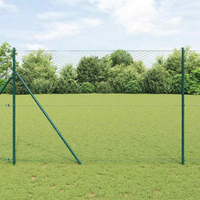 vidaXL Hexagon Fence Green 1.6 x 50 m Steel