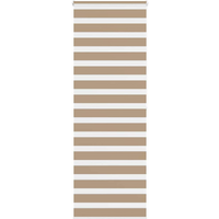vidaXL Zebra Blind Sand Brown 70x200 cm Fabric Width 65.9 cm Polyester