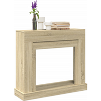 vidaXL Fireplace Surround Sonoma Oak 100x30x87.5 cm Engineered Wood