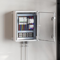 vidaXL Control Cabinet Grey 40 x 17.5 x 50 cm ABS Plastic