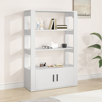 vidaXL Sideboard White 80x30x119.5 cm Engineered Wood
