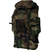 vidaXL Army-Style Backpack XXL 100 L Camouflage