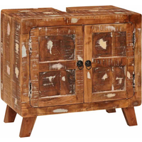 vidaXL Bathroom Cabinet Solid Reclaim wood and Engineered wood