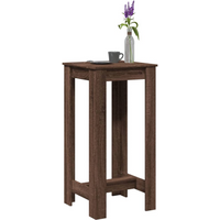 vidaXL Bar Table Brown Oak 51x50x103.5 cm Engineered Wood