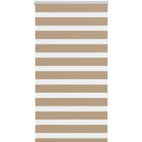 vidaXL Zebra Blind Sand Brown 75x150 cm Fabric Width 70.9 cm Polyester