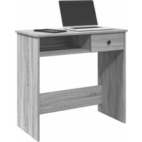 vidaXL Desk Grey Sonoma 80x40x75 cm Engineered Wood