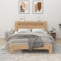 vidaXL Bedside Cabinets 2 pcs Grey Sonoma 50x39x47 cm