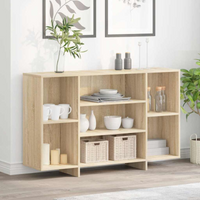 vidaXL Sideboard Sonoma Oak 120x30x75 cm Engineered Wood